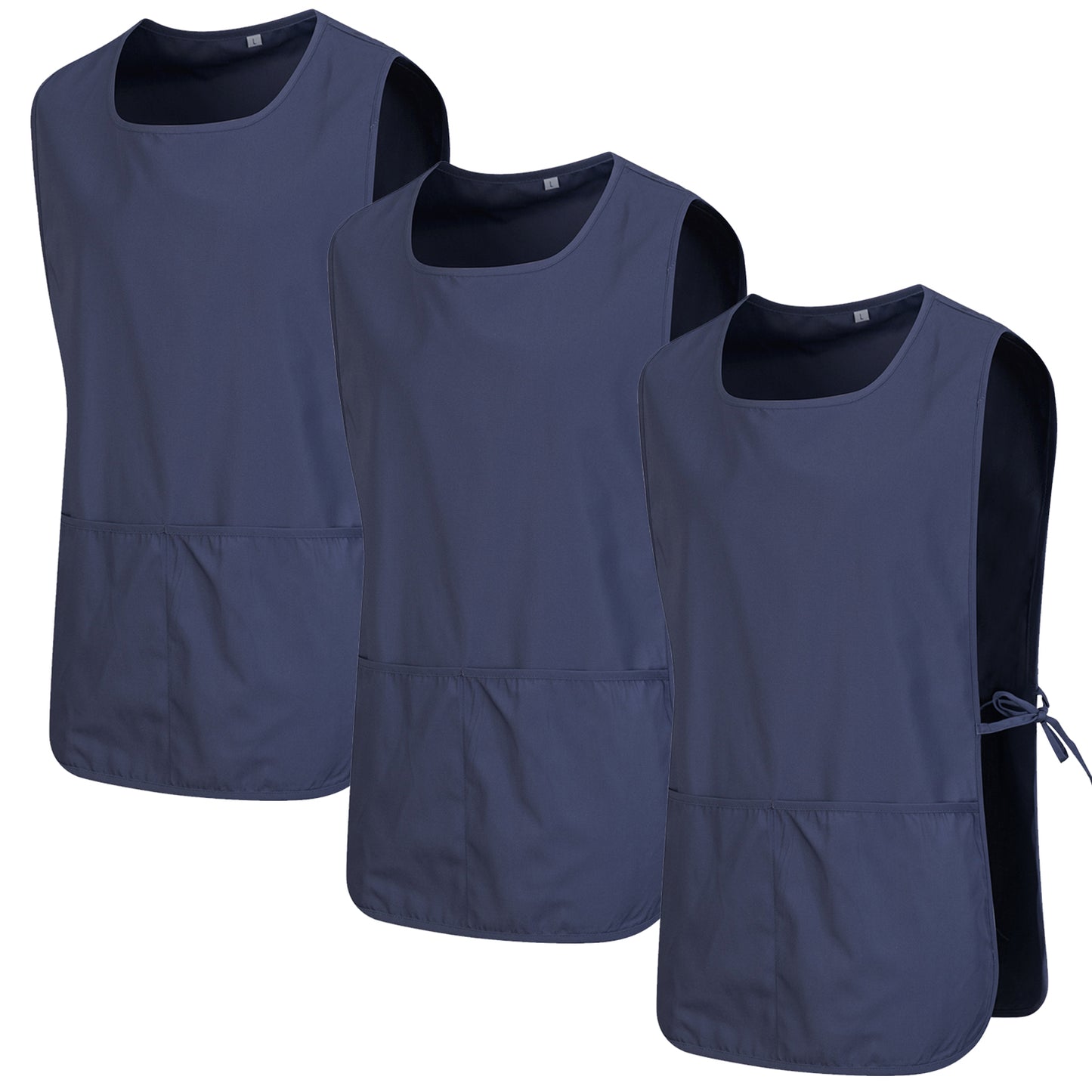 Paquete de 3 Unidades -DELANTAL LIMPIEZA 3-3301 - MISEMIYA Uniformes de Trabajo