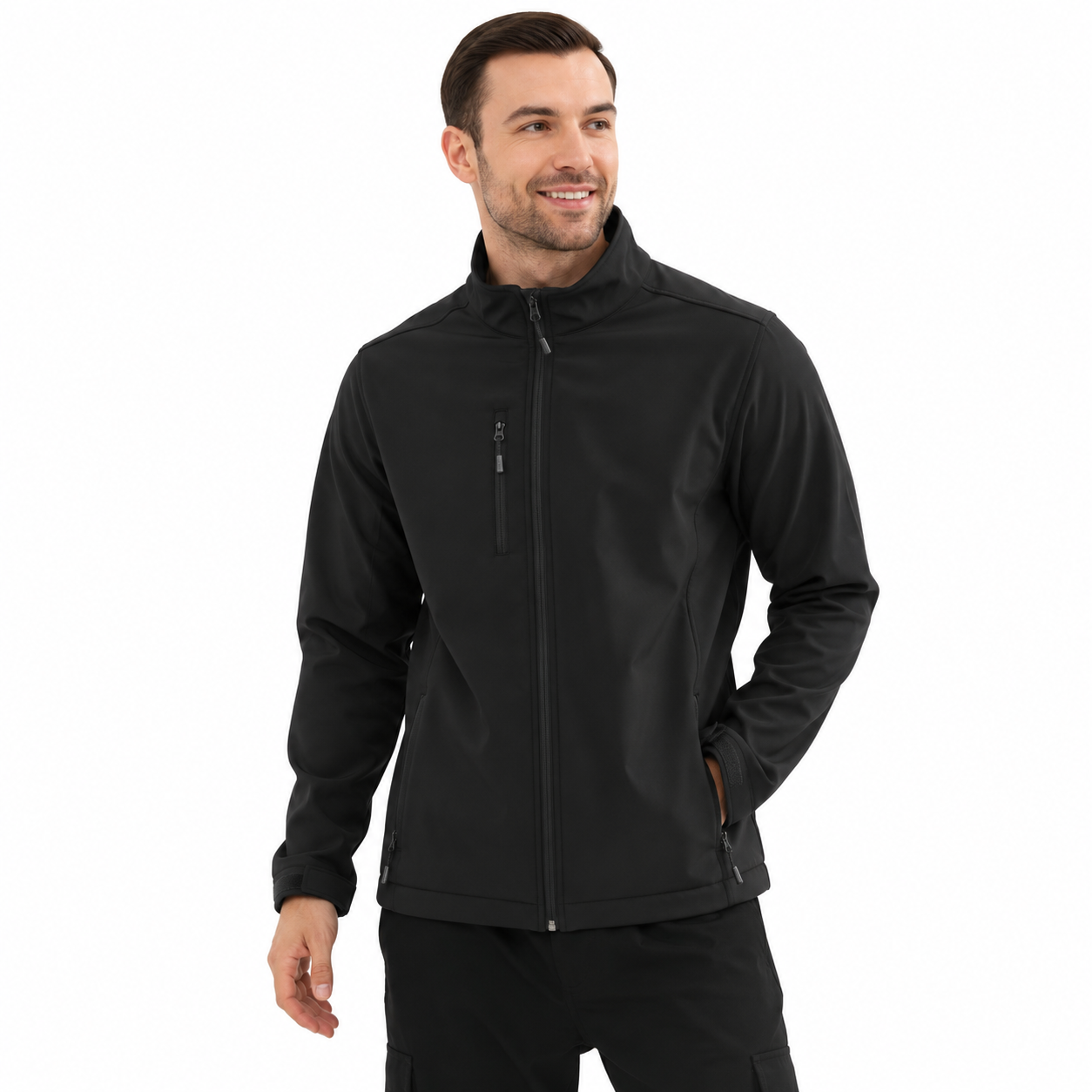 Chaqueta Soft Shell para Hombre 6731 | Cortaviento, Transpirable y Elástica | 280 g/m² - MISEMIYA Uniformes de Trabajo