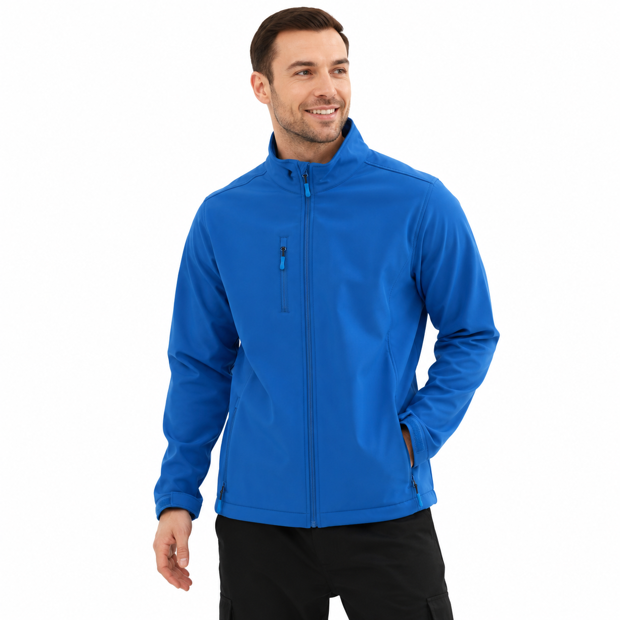 Chaqueta Soft Shell para Hombre 6731 | Cortaviento, Transpirable y Elástica | 280 g/m² - MISEMIYA Uniformes de Trabajo