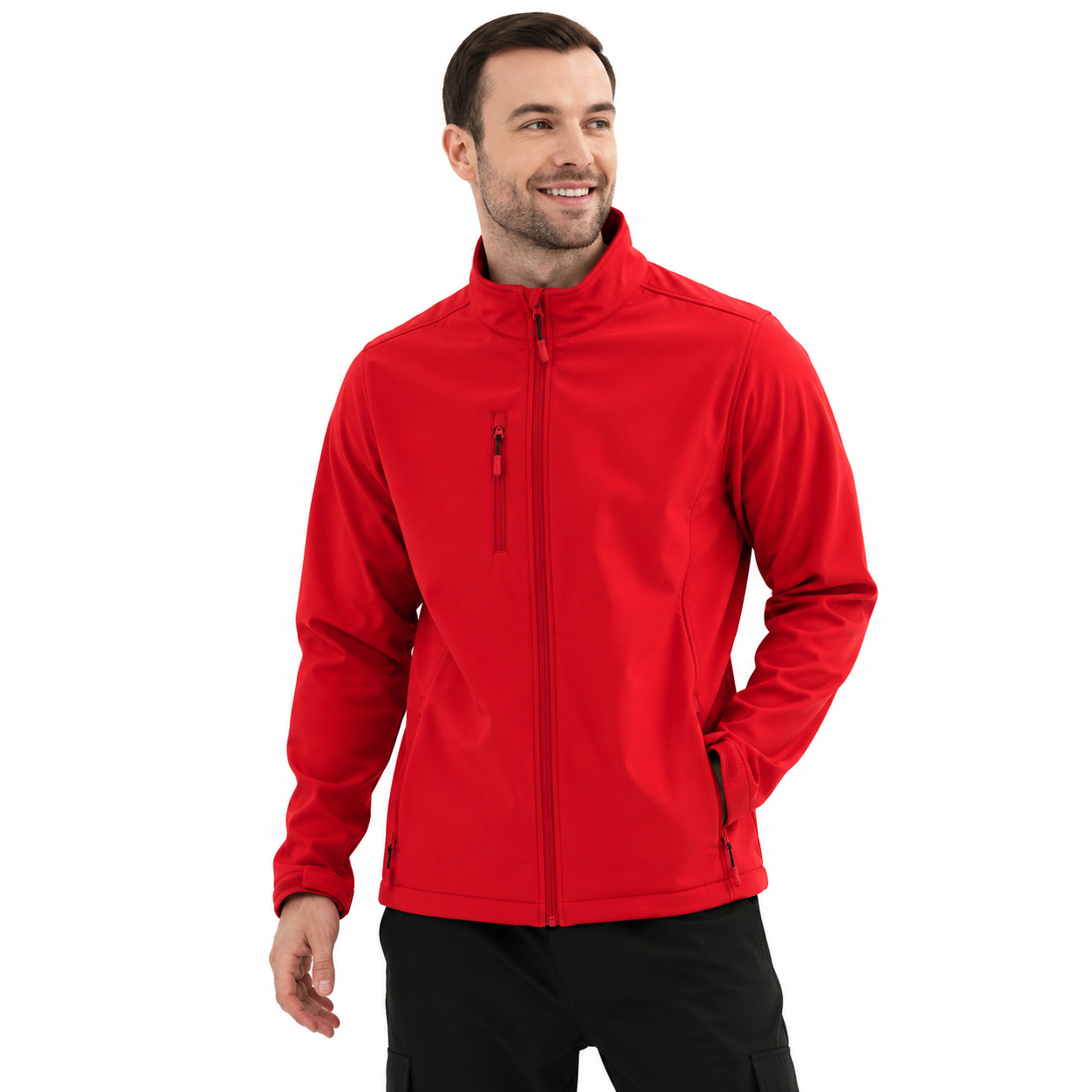 Chaqueta Soft Shell para Hombre 6731 | Cortaviento, Transpirable y Elástica | 280 g/m² - MISEMIYA Uniformes de Trabajo