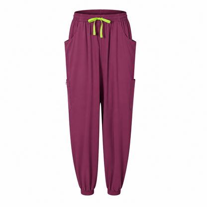 Pantalón Médico Unisex Elástico con Puños 7969, Bolsillos Laterales y Cremallera (94% Poliéster, 6% Spandex) - MISEMIYA Uniformes de Trabajo