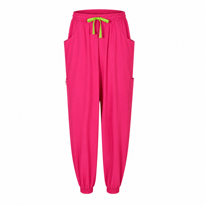 Pantalón Médico Unisex Elástico con Puños 7969, Bolsillos Laterales y Cremallera (94% Poliéster, 6% Spandex) - MISEMIYA Uniformes de Trabajo