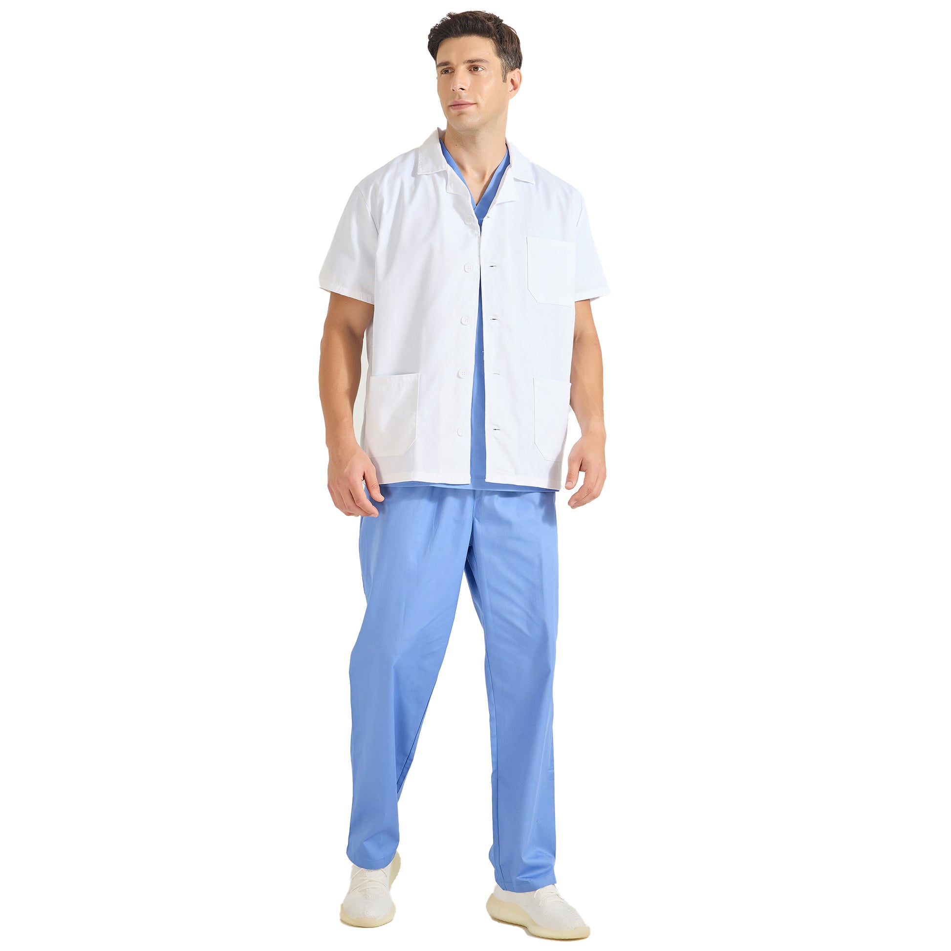 Bata Laboratorio Unisex - Uniforme Sanitario Bata Medicos Bata Farmacia  Ref:8165 - MISEMIYA Vestuario Laboral