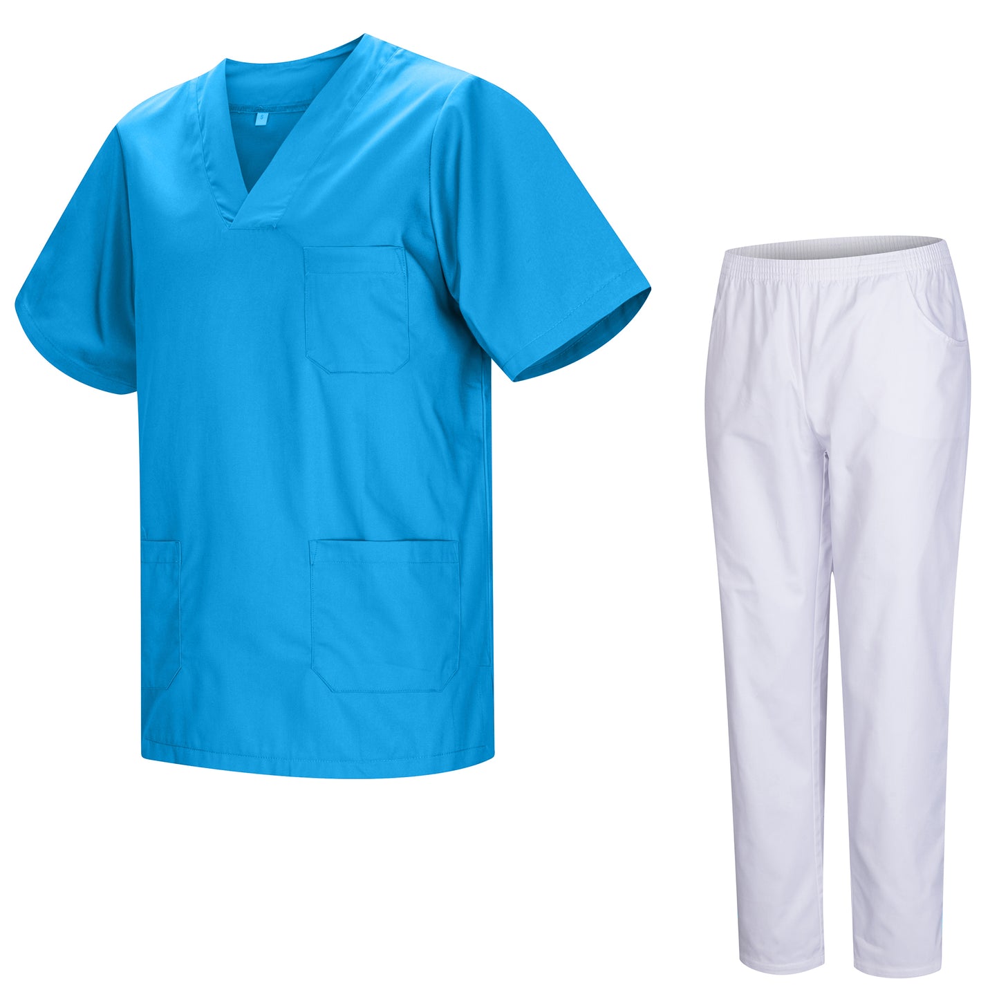 CASACA Y PANTALÓN SANITARIOS UNISEX 817-8312/BLANCO - MISEMIYA Uniformes de Trabajo