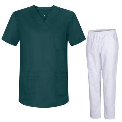 CASACA Y PANTALÓN SANITARIOS UNISEX 817-8312/BLANCO - MISEMIYA Uniformes de Trabajo
