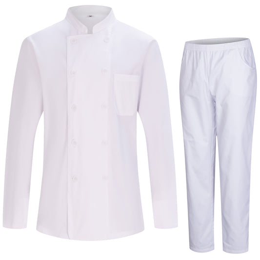 Chaqueta y Pantalon Cocinero Hombre - 842-8312 - MISEMIYA Uniformes de Trabajo