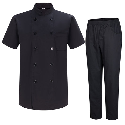 Chaqueta y Pantalon Cocinero Hombre - 8421-8312 - MISEMIYA Uniformes de Trabajo