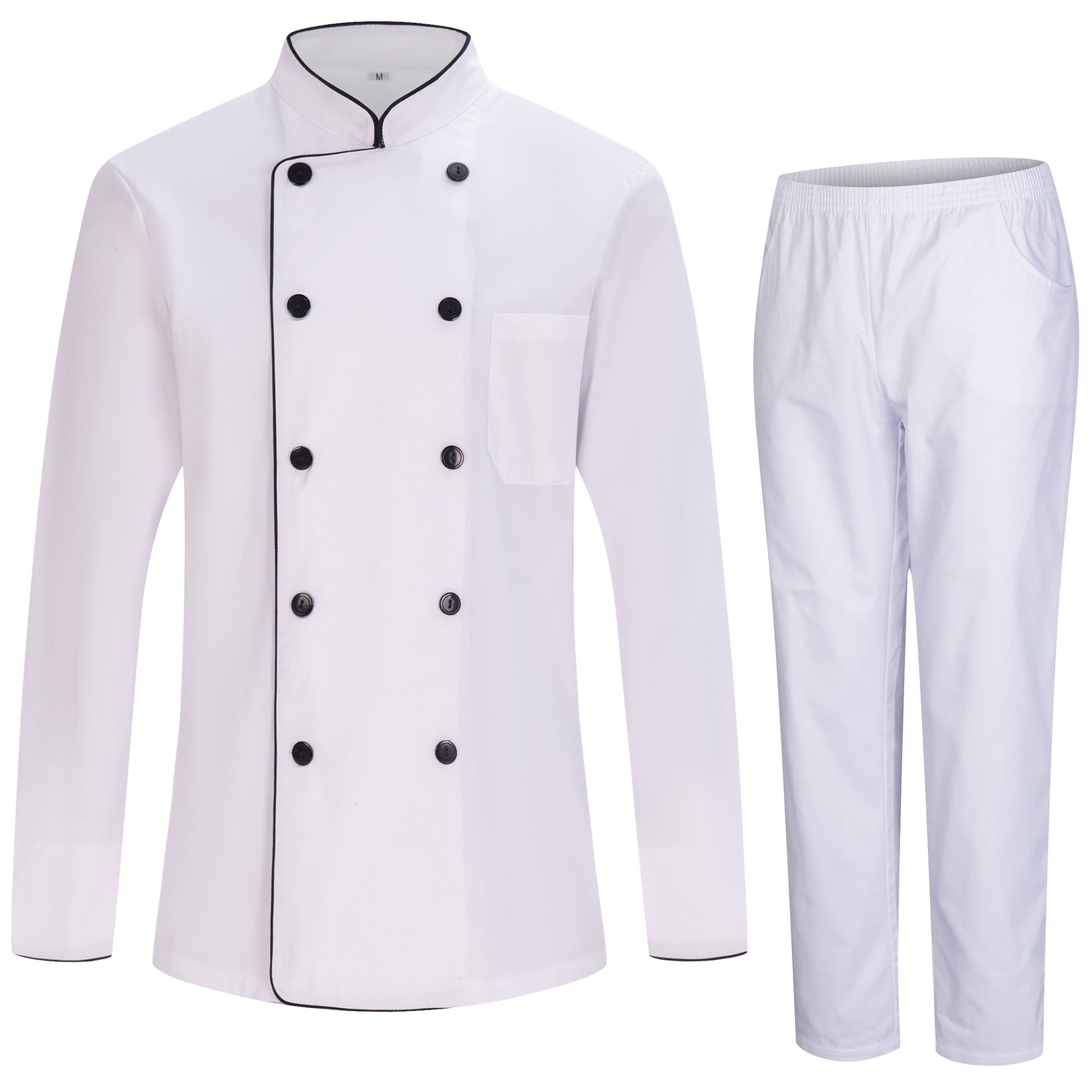 Chaqueta y Pantalon Cocinero Hombre - 842B-8312 - MISEMIYA Uniformes de Trabajo