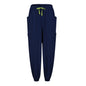 Pantalón Médico Unisex Elástico con Puños, Bolsillos Laterales y Cremallera (94% Poliéster, 6% Spandex)