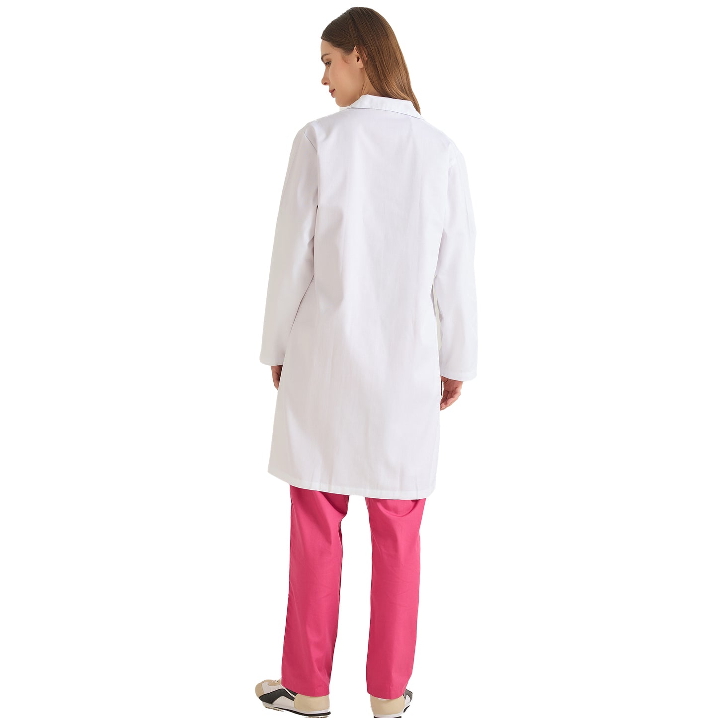 Bata Laboratorio Mujer Uniformes Sanitarios Bata Blanco Q8161 - MISEMIYA Vestuario Laboral